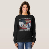 Sweatshirt Drapeau américain 4° du Drapeau américain (Devant entier)
