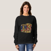 Sweatshirt Drapeau américain 4 juillet (Devant entier)