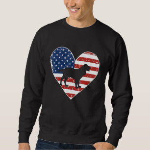 Sweatshirt Drapeau américain 4 juillet anglais Springer Spani