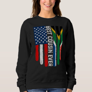 Sweatshirt Drapeau américain Afrique du Sud Drapeau meilleur