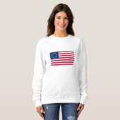 Sweatshirt Drapeau américain Betsy Ross (Devant entier)