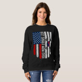 Sweatshirt Drapeau Américain Corée du Sud Drapeau Meilleur si (Devant entier)
