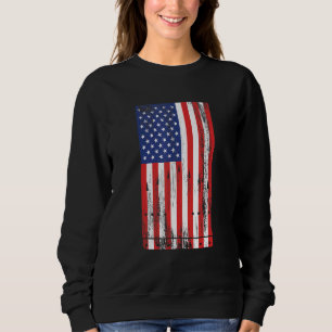 Sweatshirt Drapeau américain de Bowling