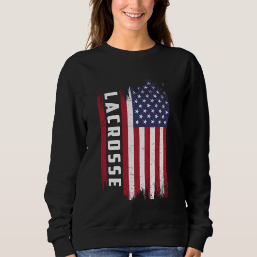 Sweatshirt Drapeau américain de crosse (Devant)