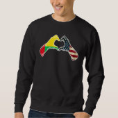 Sweatshirt Drapeau américain de Guinée-Bissau - Drapeau améri (Devant)