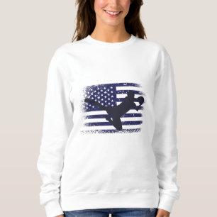 Sweatshirt Drapeau américain du maillot de football américain
