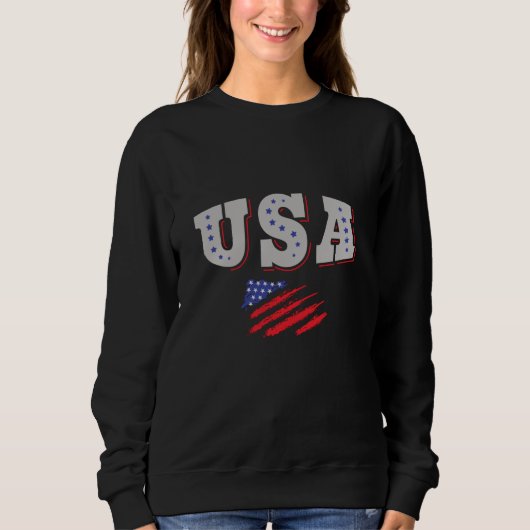 Sweatshirt Drapeau américain du maillot de football américain (Devant)