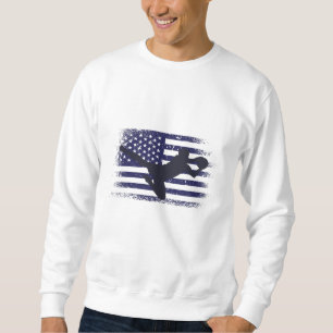 Sweatshirt Drapeau américain du maillot de football américain