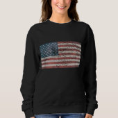 Sweatshirt Drapeau américain Eagle USA (Devant)