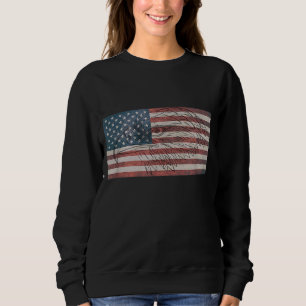 Sweatshirt Drapeau américain Eagle USA