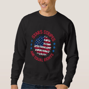 Sweatshirt Drapeau américain Egalité des droits Droits des fe