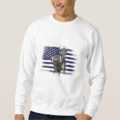 Sweatshirt Drapeau américain Fan Jersey Shirt USA (Devant)