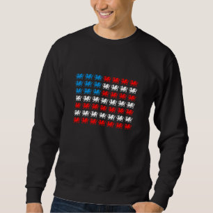Sweatshirt Drapeau américain Gallois Dragon Cymru