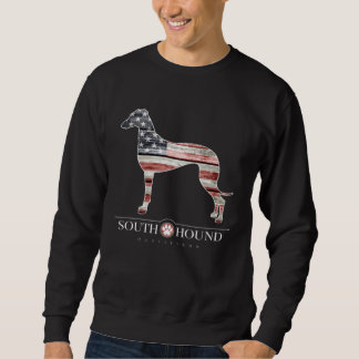 Sweatshirt Drapeau américain Greyhound patriotique