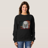 Sweatshirt Drapeau américain patriotique (Devant entier)