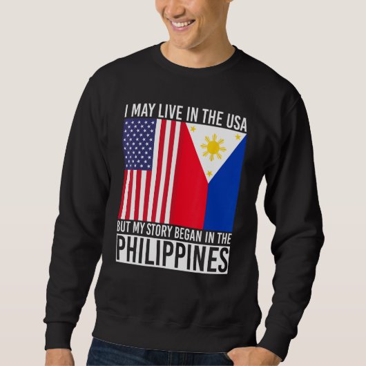 Sweatshirt Drapeau américain Phili (Devant)