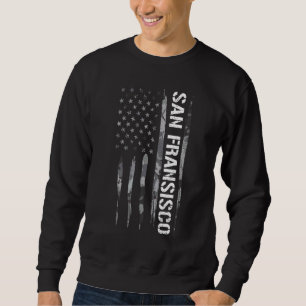Sweatshirt Drapeau américain San Francisco