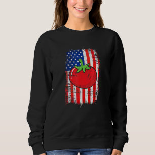 Sweatshirt Drapeau américain Tomato Whisperer Love Grove Toma