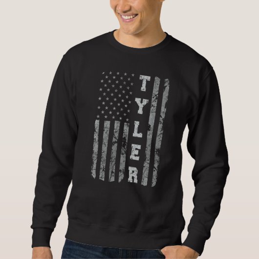 Sweatshirt Drapeau américain Tyler Texas (Devant)
