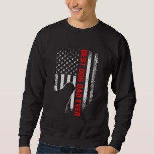 Sweatshirt Drapeau américain vintage Meilleur Mastiff Tibétai