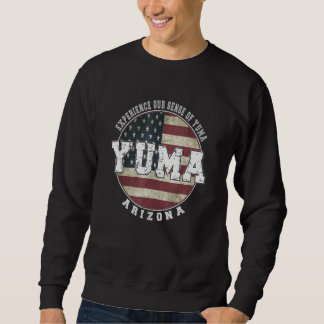 Sweatshirt Drapeau américain vintage Yuma Arizona