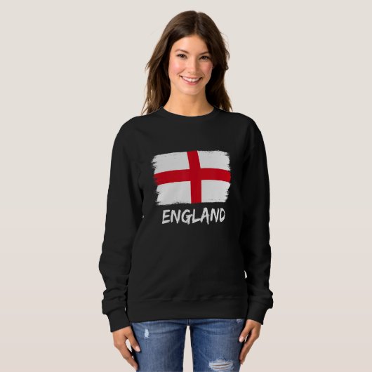 Sweatshirt Drapeau anglais Angleterre (Devant entier)