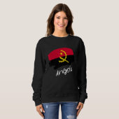 Sweatshirt Drapeau angolais Angola (Devant entier)