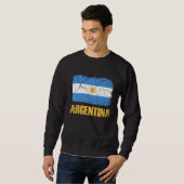 Sweatshirt Drapeau Argentine Argentine Drapeau Argentine (Devant entier)