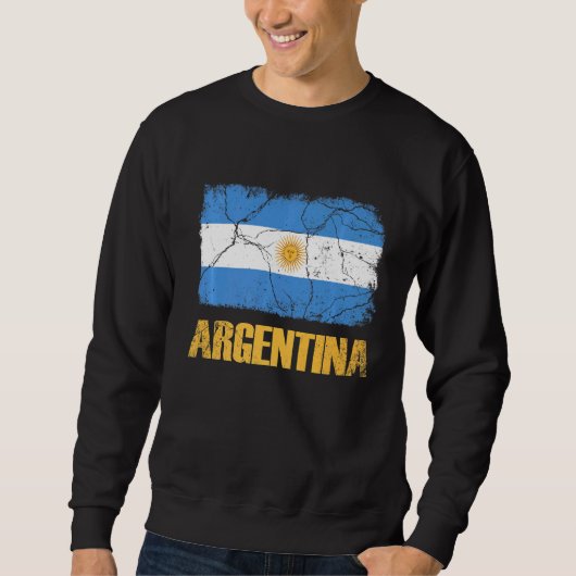 Sweatshirt Drapeau Argentine Argentine Drapeau Argentine (Devant)