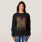 Sweatshirt Drapeau Arménie (Devant entier)