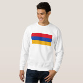 Sweatshirt Drapeau Arménie (Devant entier)
