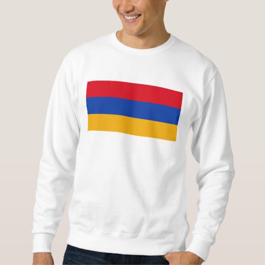 Sweatshirt Drapeau Arménie (Devant)