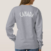 Sweatshirt Drapeau Art Déco du patrimoine | Canada | Concepti (Dos)