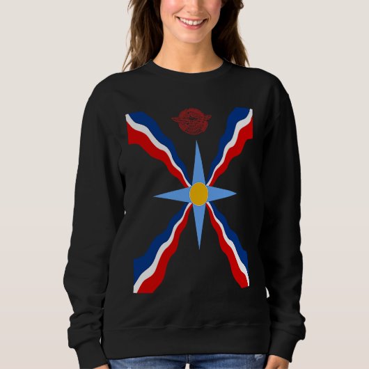 Sweatshirt Drapeau assyrien Ashur Drapeau assyrien Ator (Devant)