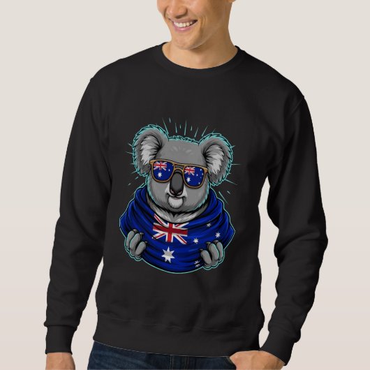 Sweatshirt Drapeau Australie Koala Australien (Devant)