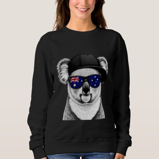 Sweatshirt Drapeau Australie Koala Australien 2 (Devant)