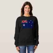 Sweatshirt Drapeau Australie vintage (Devant entier)