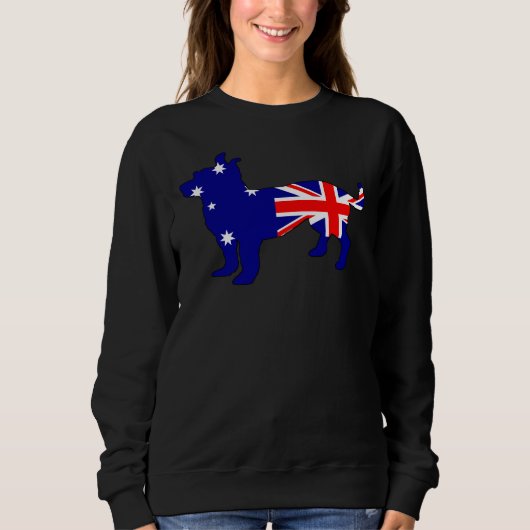 Sweatshirt Drapeau australien Chihuahua (Devant)