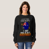 Sweatshirt Drapeau australien I Drapeau d'Australie I Vacance (Devant entier)