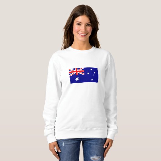 Sweatshirt Drapeau australien patriotique (Devant entier)
