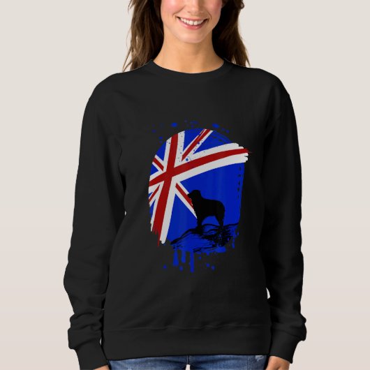 Sweatshirt Drapeau australien Shepard Dog (Devant)