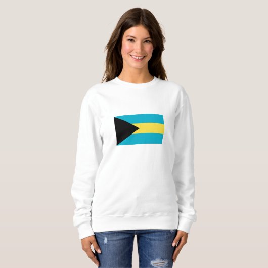 Sweatshirt Drapeau bahaméen (Devant entier)