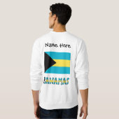 Sweatshirt Drapeau bahamien des Bahamas  (Dos entier)