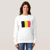 Sweatshirt Drapeau belge patriotique (Devant entier)