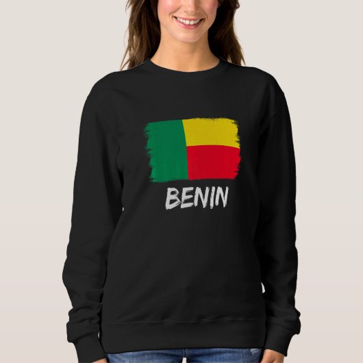 Sweatshirt Drapeau Béninois Bénin (Devant)