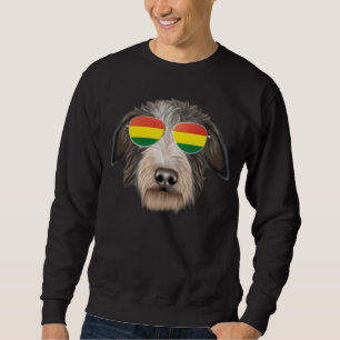 Sweatshirt Drapeau bolivien Dessin écossais Dessin Bolivie Po