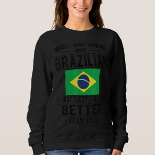 Sweatshirt Drapeau brésilien de bonne allure Brésil racine br