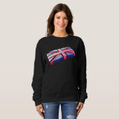 Sweatshirt Drapeau britannique Angleterre Royaume-Uni Grande- (Devant entier)