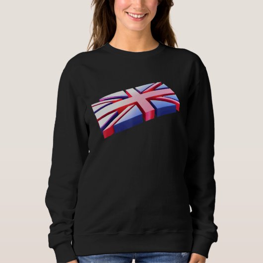 Sweatshirt Drapeau britannique Angleterre Royaume-Uni Grande- (Devant)