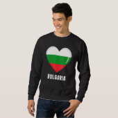 Sweatshirt Drapeau bulgare (Devant entier)
